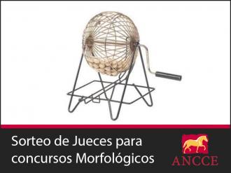 Primer sorteo de Jueces para concursos Morfológicos