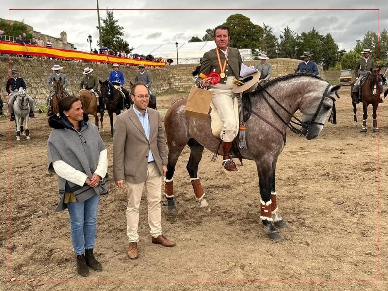 ANCCE | Tres binomios del Equipo PRE de Equitación de Trabajo se alzan con el podio del Campeonato de España, Copa de España