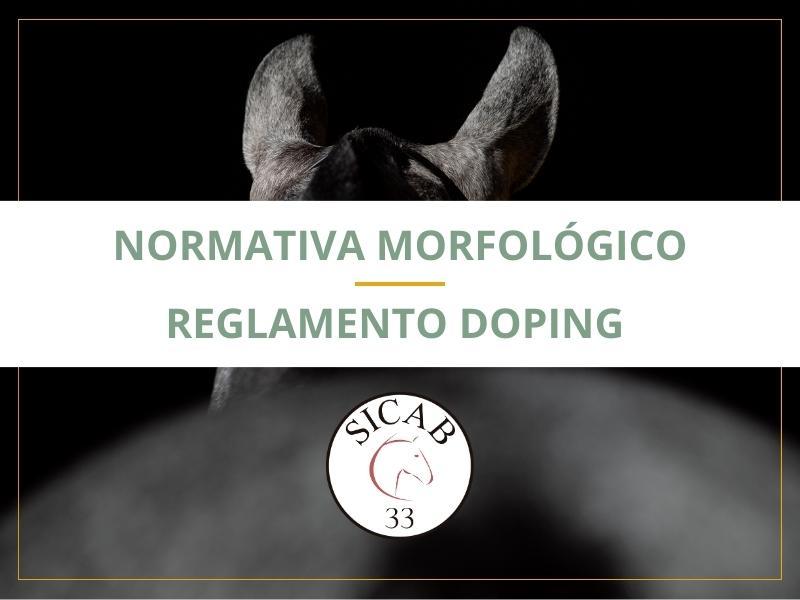ANCCE | SICAB 2023: Normativa Concurso Morfológico y Reglamento Doping